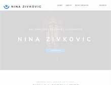Tablet Screenshot of ninazivkovic.com
